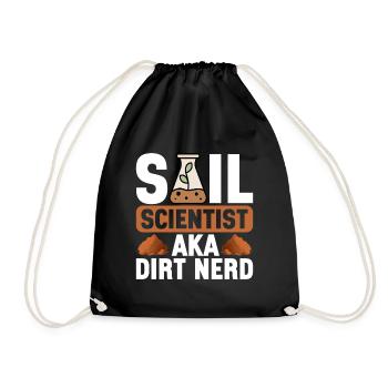 Bodenwissenschaftler Science du sol - Sac de sport léger - noir - Devant
