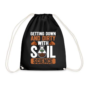 Bodenwissenschaftler Science du sol - Sac de sport léger - noir - Devant