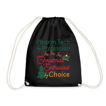 Technicien en pharmacie Noël Noël - Sac de sport léger - noir - Devant