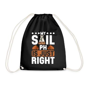 Bodenwissenschaftler Soil Science - Drawstring Bag - black - Front