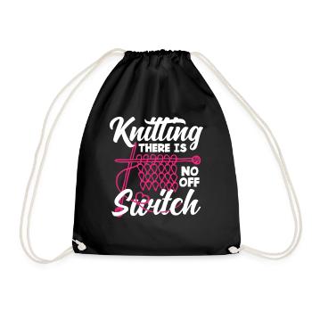 Tricot Pas d’interrupteur d’arrêt - Sac de sport léger - noir - Devant
