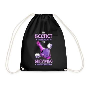 Potion Fantasy Enthusiast RPG Gamer - Drawstring Bag - black - Front