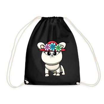 Chat Chats Chaton - Sac de sport léger - noir - Devant