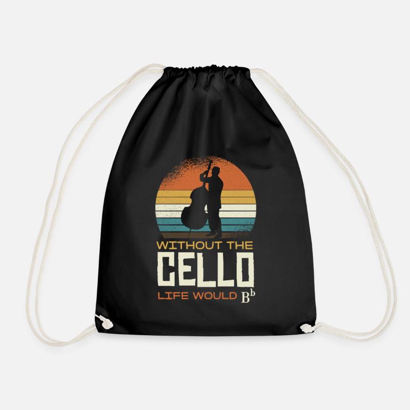 Ohne Das Cello Wäre Das Leben Bb - Turnbeutel - Schwarz
