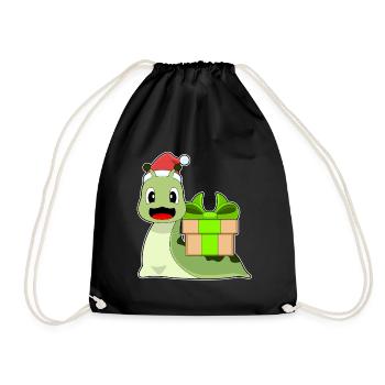 Paquet de Noël Escargot - Sac de sport léger - noir - Devant