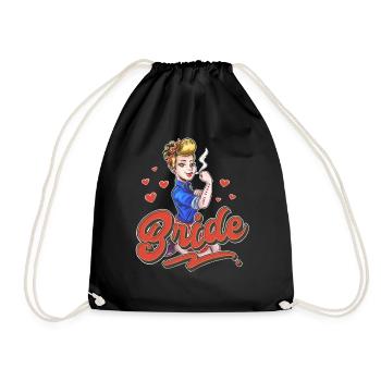 Bride - Turnbeutel - Schwarz - Vorne