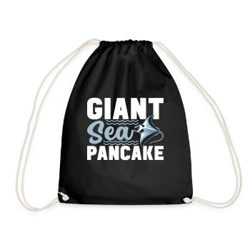 Manta Rays Great Manta Sea Creatures - Drawstring Bag - black - Front