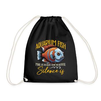 Aquarium Fish Make Us Realize How Fishkeeping - Turnbeutel - Schwarz - Vorne