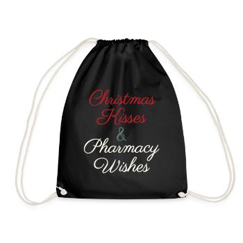 Pharmacie Noël Vœux de Noël - Sac de sport léger - noir - Devant