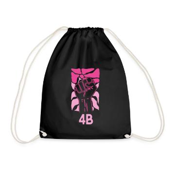 Mouvement 4B Femmes fortes Féministe coréenne - Sac de sport léger - noir - Devant