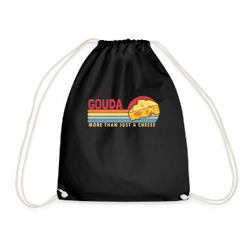 Le Gouda plus qu’un Fromager Queso Lover Gouda - Sac de sport léger - noir - Devant