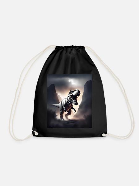 Dinosaure tyrannosaure rex impressionnant - Sac de sport léger - noir