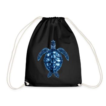 Amoureux des tortues de mer Motif safari animalier - Sac de sport léger - noir - Devant
