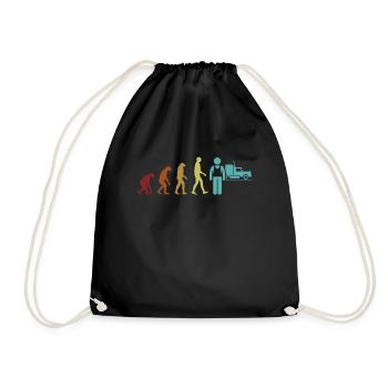 Trucker Evolution Trucker Legends Truckie Lover - Drawstring Bag - black - Front