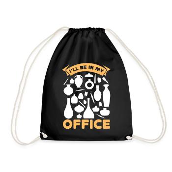 Artiste de la céramique de poterie dans lequel je serai - Sac de sport léger - noir - Devant