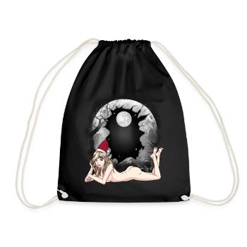 Sexy Santa Claus Santa Troll Xmas Santa - Drawstring Bag - black - Front