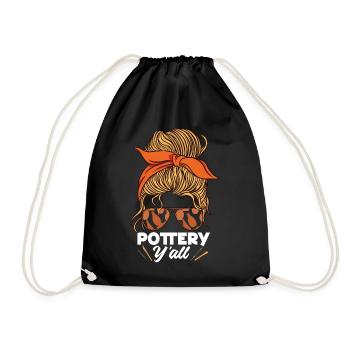 Pottery Ceramics Artist Girl - Turnbeutel - Schwarz - Vorne
