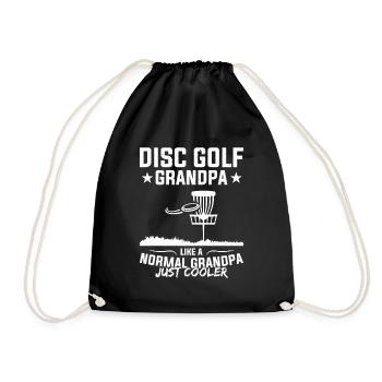 Disc Golf Grand-père Comme Un Papy Normal - Disc Gol - Sac de sport léger - noir - Devant