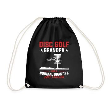 Disc Golf Grand-père Comme Un Papy Normal - Disc Gol - Sac de sport léger - noir - Devant