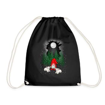 Père Noël Père Noël Noël Noël Nain Mouton - Sac de sport léger - noir - Devant