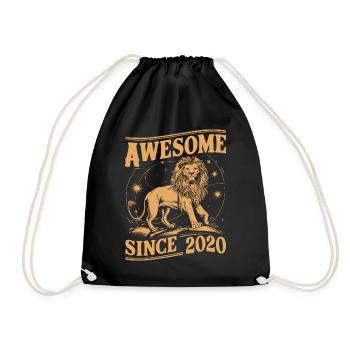 Leo Astrological Sign Zodiac Birthday Year 2020Leo - Turnbeutel - Schwarz - Vorne