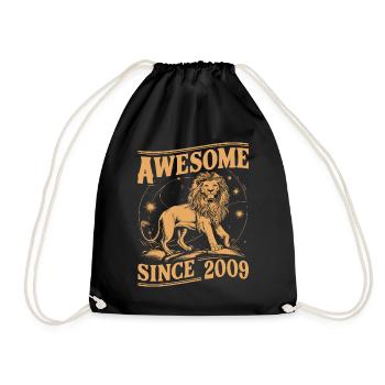 Leo Astrological Sign Zodiac Birthday Year 2009Leo - Turnbeutel - Schwarz - Vorne