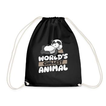 L’animal le plus froid du monde Panda Ours Ami Géant - Sac de sport léger - noir - Devant
