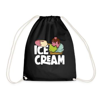 Cream Lovers Colorful Pleasure - Drawstring Bag - black - Front