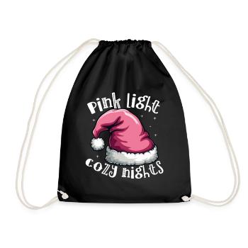 Joyeux Noël en rose Fête de Noël - Sac de sport léger - noir - Devant