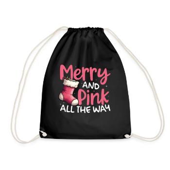 Rêver d’un Noël festif - Sac de sport léger - noir - Devant