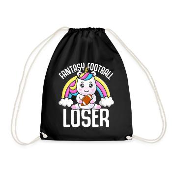 Fantasy Football Loser Commissioner Last Place - Drawstring Bag - black - Front