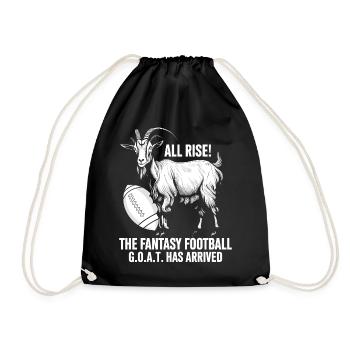 All Rise The Fantasy Football GOAT FFL Champion - Sac de sport léger - noir - Devant