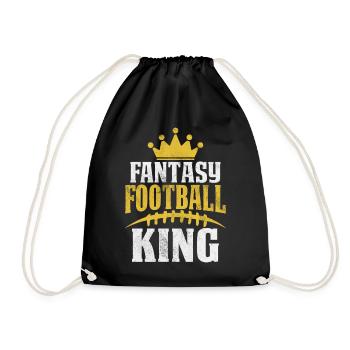 Fantasy Football King Commissaire Draft Kickers - Sac de sport léger - noir - Devant