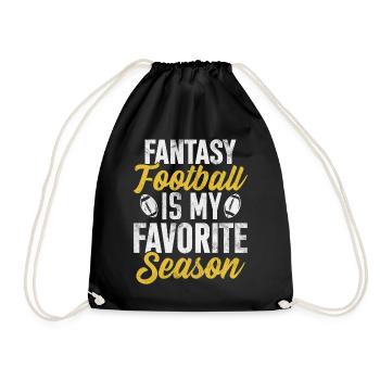 Fantasy Football est ma saison préférée Funny FFL - Sac de sport léger - noir - Devant