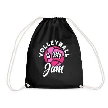 Le volley-ball, c’est mon truc, l’enthousiasme pour le volley-ball - Sac de sport léger - noir - Devant