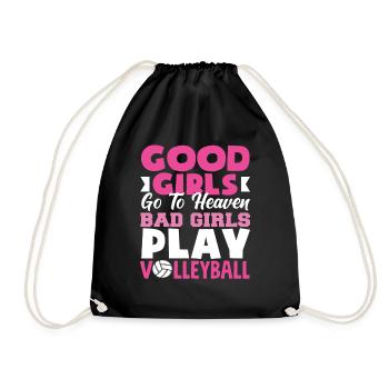 Good Girls Sky Bad Play Volley-ball - Sac de sport léger - noir - Devant