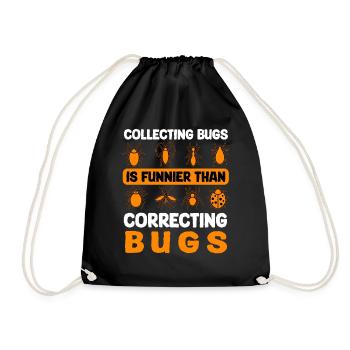 IT Geek, PC Accessories Storage Devices Evolution - Drawstring Bag - black - Front