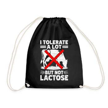 Intolérance au lactose Intolérance au lactose - Sac de sport léger - noir - Devant