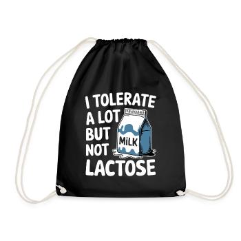 Intolérance au lactose Intolérance au lactose - Sac de sport léger - noir - Devant