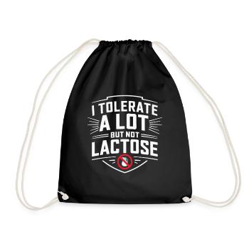 Intolérance au lactose Intolérance au lactose - Sac de sport léger - noir - Devant