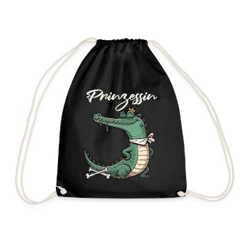 Carnaval Cologne Crocodile Princesse Kölle Alaaf - Sac de sport léger - noir - Devant