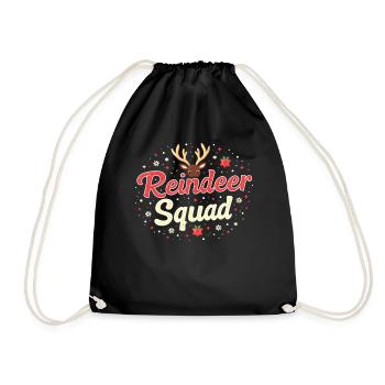 Renne Squad Renne Noël Renne Noël - Sac de sport léger - noir - Devant