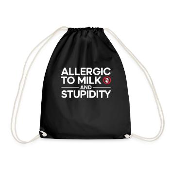 Intolérance au lactose Intolérance au lactose - Sac de sport léger - noir - Devant