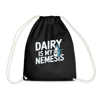 Intolérance au lactose Intolérance au lactose - Sac de sport léger - noir - Devant