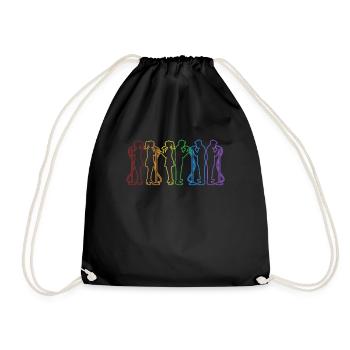 LGBT Rainbow Opera House Chanteur Ténor Chanteur - Sac de sport léger - noir - Devant