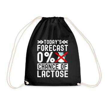 Intolérance au lactose Intolérance au lactose - Sac de sport léger - noir - Devant
