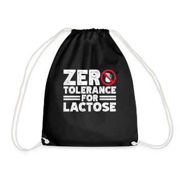 Intolérance au lactose Intolérance au lactose - Sac de sport léger - noir - Devant