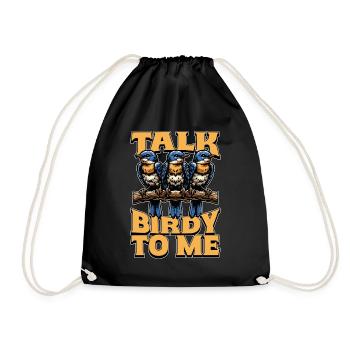 Oiseau passionné Talk Birdy To Me Bird Observer - Sac de sport léger - noir - Devant