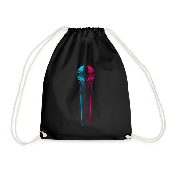Opera House Vocalist Tenor Singer Lover Opera - Drawstring Bag - black - Front