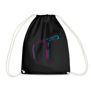 Opera House Tenor Singer Vocalist Lover Opera - Drawstring Bag - black - Front